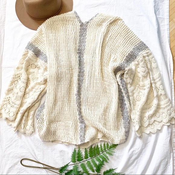 Anthropologie Crochet Kimono - Picture 8 of 8